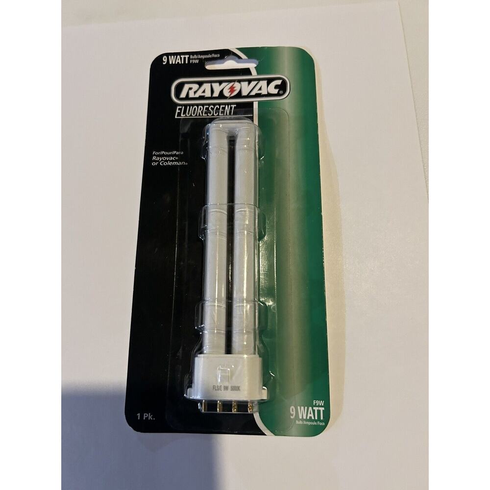 NEW RAYOVAC Bulb Fluorescent 239 V 0.039 A 9 Watt FLS/E 9W 5000K